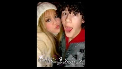 Miley Cyrus and Nick Jonas