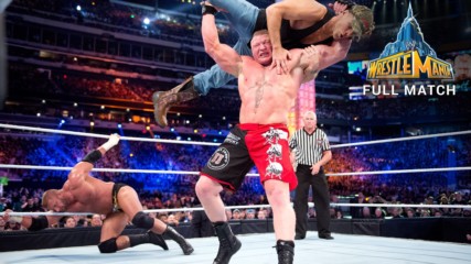 Трите Хикса срещу Брук Леснар - WrestleMania 29, целият мач