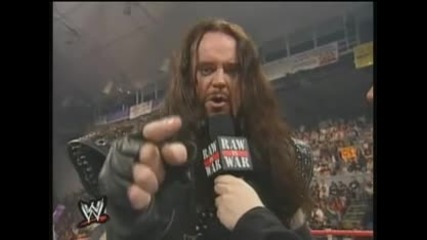Wwf Raw is War Гробаря говори за Кейн