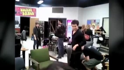 Behind the scenes of the Vampire Diaries with Nina Dobrev part 3