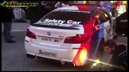 Bmw M5 F10 Safety Car Akrapovic Exhaust