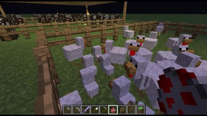 Minecraft creative mod ep 4 ферма за кокошки