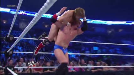 Daniel Bryan vs. Wade Barrett - No Disqualification Match Wwe Разбиване 16/8/13