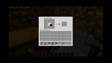 Minecraft* Как да си направим светеща пръчка ( Torch ) 