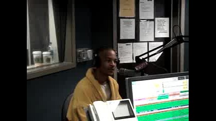 T.I. Stops By The Frank And Wanda Morning Show Part 1/12