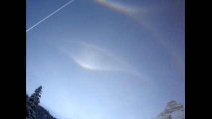 Sun Halo In Switzerland