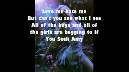 britney spears if you seek amy +текст