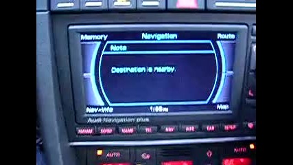 Audi Navigation System demo1 