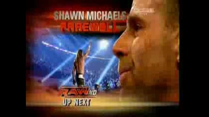 wwe 2010 hbk saying goodby part 1 