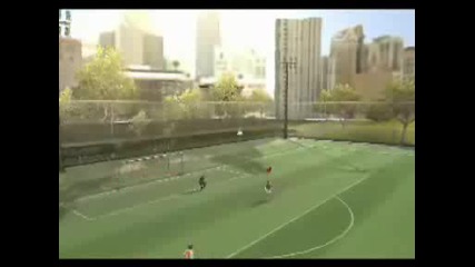 D.berbatov`s goal on fifa 08