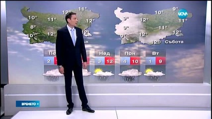 Прогноза за времето (03.04.2015 - обедна)