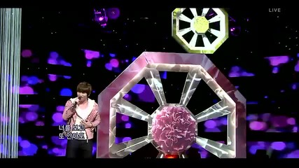 K.will - Can`t open up my lips + My heart is beating ~ Inkigayo (13.03.11) 