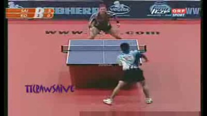 Тенис на маса: Jean - Michel Saive vs. Ko Lai Chak