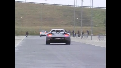 Porsche Carrera Gt Лудо ускорение Главозамаиващ Звук