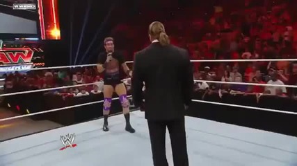 Wwe_com Exclusive-triple H Pedigrees Zack Ryder after Raw