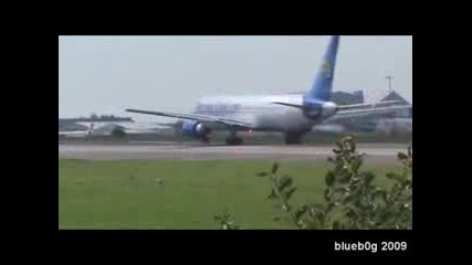 Thomas Cook 767s - Takeoff & Landing at Manchester Airport - view in HQ