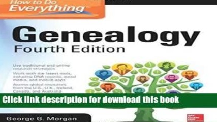 Download How to Do Everything: Genealogy, Fourth Edition