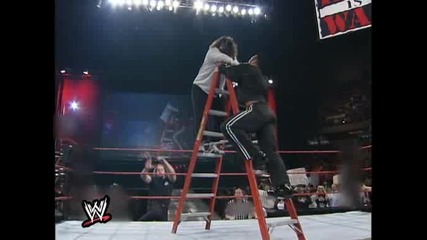 The Rock vs Mankind 2/2 - Raw 1999 - Ladder Wwf championship *hq* 