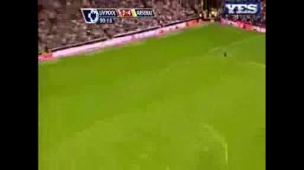 Liverpool vs Arsenal , 44 - 4th Goal - Andrei Arshavin.