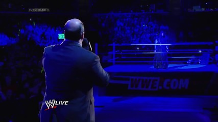 Undertaker vows to keep his streak alive at Wrestlemania 30 Raw (10.03.14)