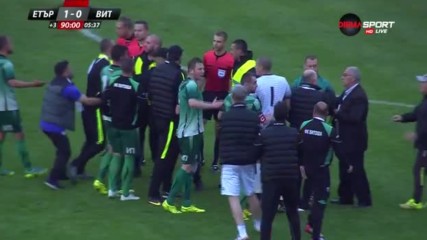 Скандали със съдийската бригада след края на Етър - Витоша