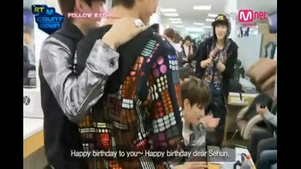 120418 Exo-k s Sehun Birthday Celebration _rt M Countdown Cut