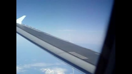Изтрелване На Ракета - Поглед От Самолет