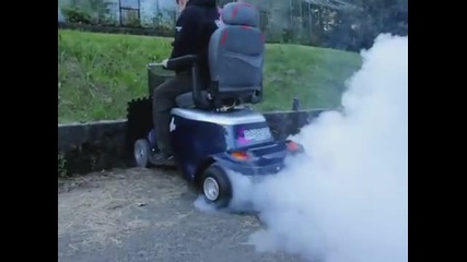 Garage Insanity Mobility Scooter Burnout Gsx-600f