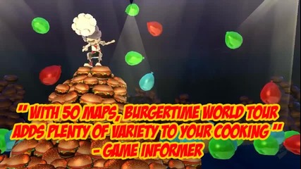 Е3 2011: Burgertime World Tour - World Tour Trailer