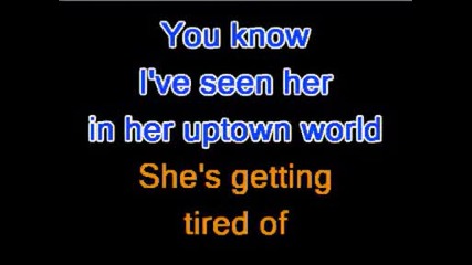 Billy Joel - Uptown Girl караоке 