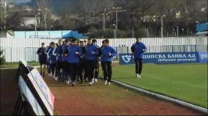 Първа тренировка на Спортист Своге за 2010