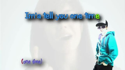 Justin Bieber - One Time (karaoke)