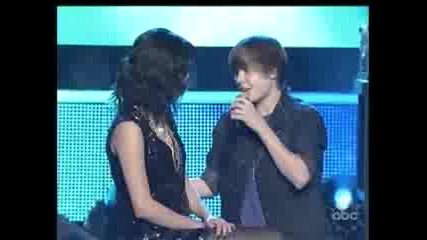 Justin Bieber Selena Gomez ~ One Less Lonely Girl New Years 2010 