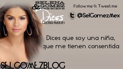 Selena Gomez & The Scene - Who Says (spanish Version) - Dices (with Lyrics)