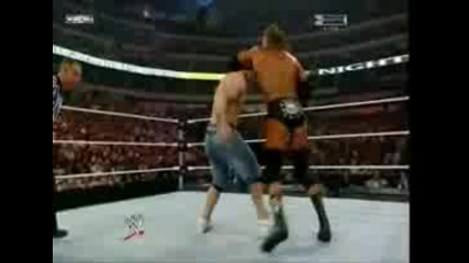 WWE Джон Сина Срещу Трите Хикса - Night Of Champions 2008