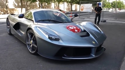 Grey Ferrari Laferrari on the road !!!