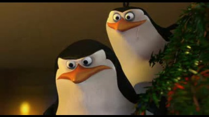 The Madagascar Penguins In A Christmas