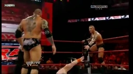 John Cena and Randy Orton vs Batista and Jack Swagger | Raw 29.3.2010| H Q 