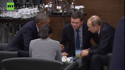 Obama and Putin Meet One-on-One on G20 Sidelines