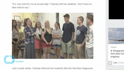 High School Seniors Donate Money to Principal With Cancer