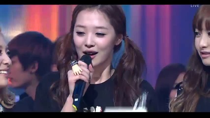 Today`s Winner - F(x) ~ Inkigayo (08.05.11)
