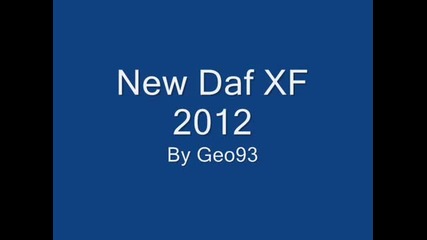 New Daf Xf 2012