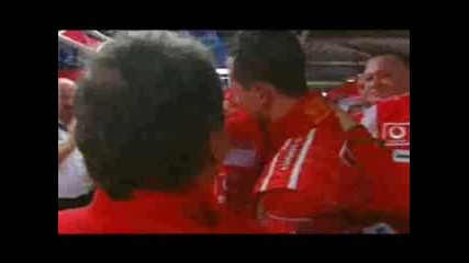 Сбогуването На М.шумахер С Ferrari