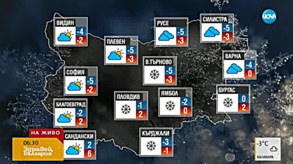 Прогноза за времето (29.11.18 - сутрешна)