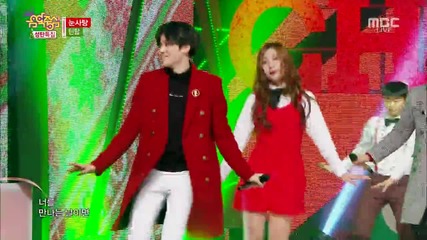 Teen Top - Snow Kiss @ 141220 Mbc Music Core