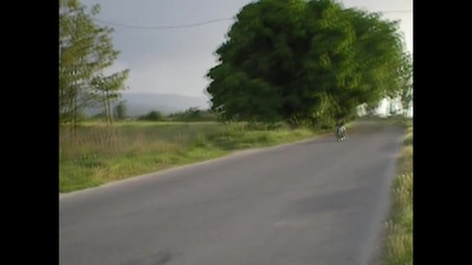 Suzuki Katana Stunt