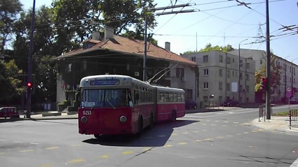 Тролейбус "berna" до старата поща в Бургас