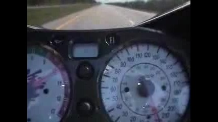 Suzuki Hayabusa Turbo Vmax goes almost 400 km/h - 220 mph