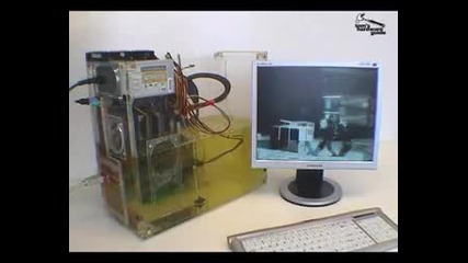 Охлаждане на компютър с олио 