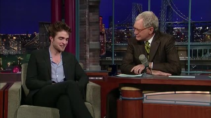 David Letterman - Robert Pattinson Bite Me 